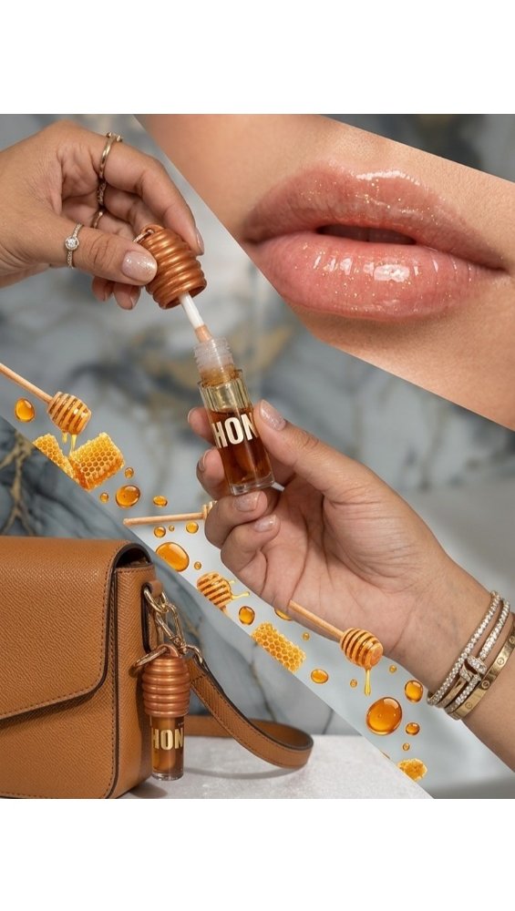 LIP GLOSS MIEL DHERMOSA CON LLAVERO