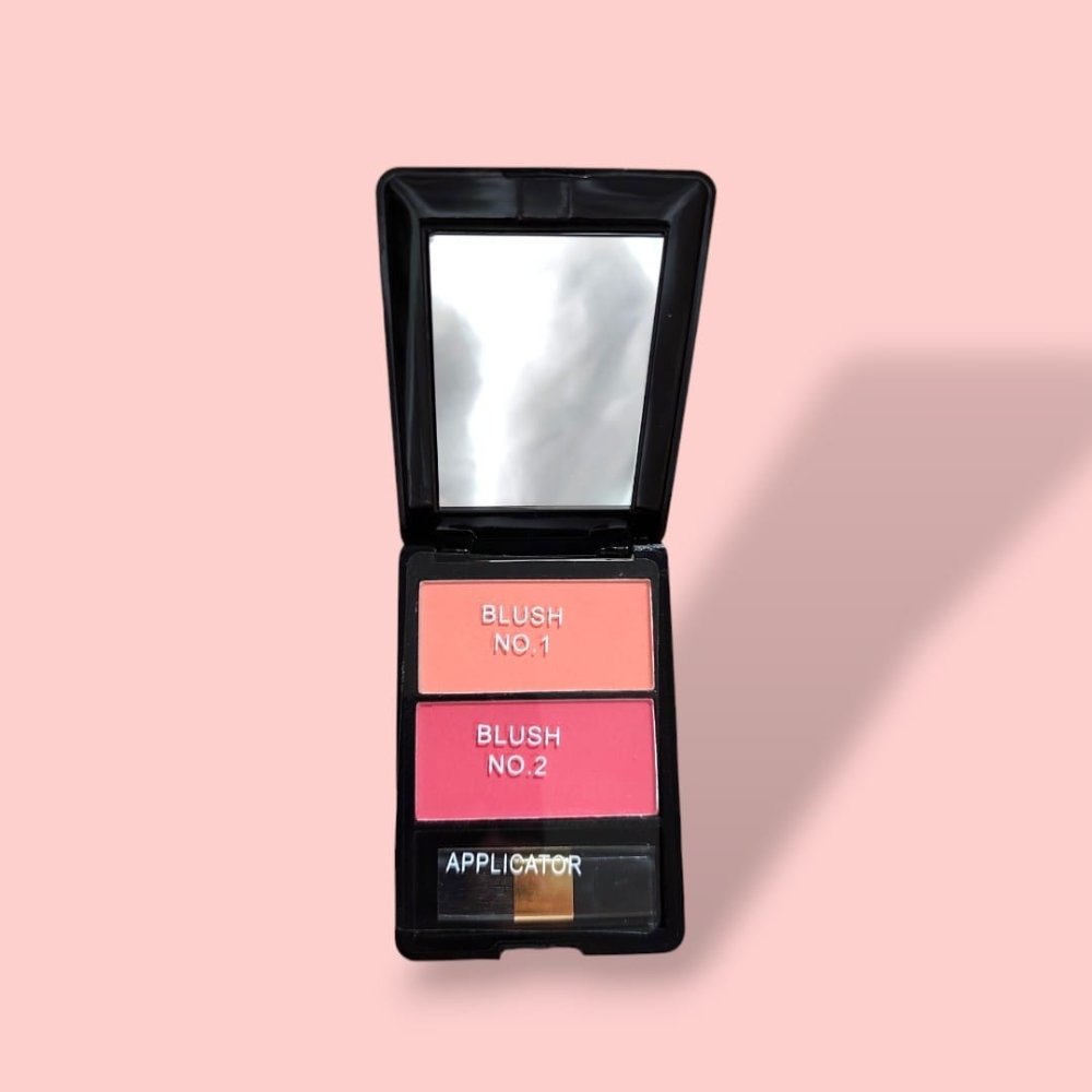 PALETITA DE BLUSH COLOR B - RUBOR CON 2 COLORES EN 1 PALETA