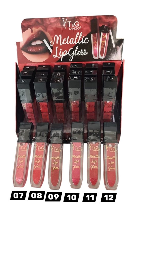 LABIAL LIP GLOSS COLOR Y BRILLO TANGO 07 08 09 10 11 12