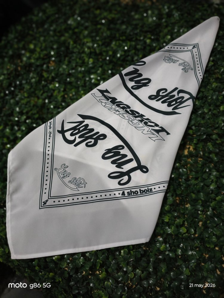 LNGSHOT (Bandana) blanca