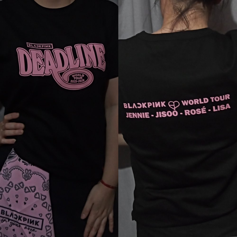 BLACK PINK- Deadline (Remera)