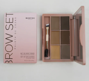 PALETA DE CEJAS X6 BROW SET MONTOC