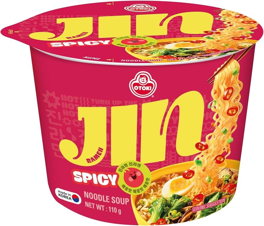 Jin Mild Carne Spicy Ramen Big Bowl