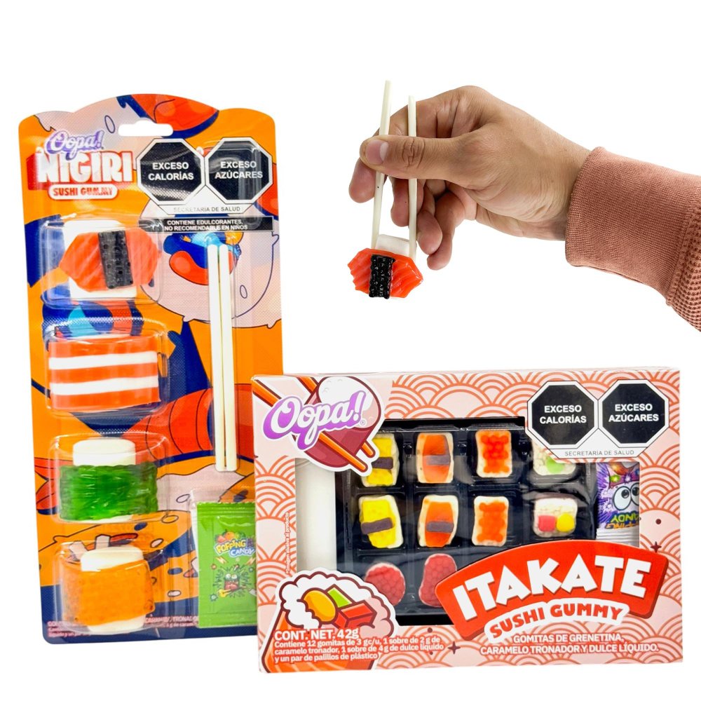 Gomitas sashimi