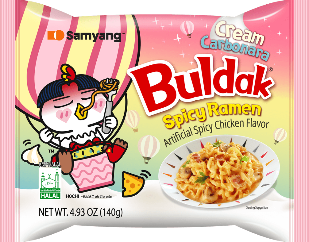 Buldak Cream Carbonara Ramen Bolsa