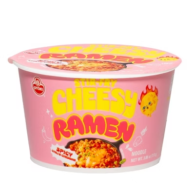 Cheesy Spicy Ramen Bowl