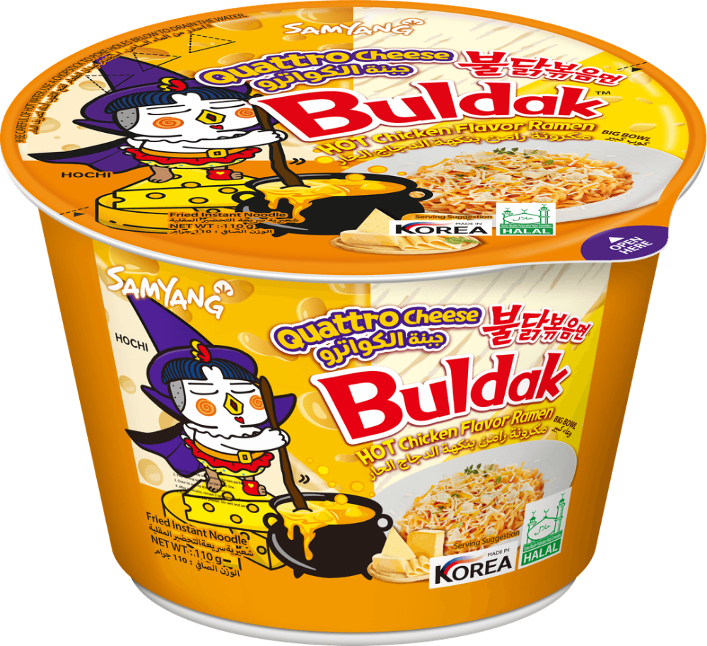 Buldak Ramen Quattro Cheese Big Bowl