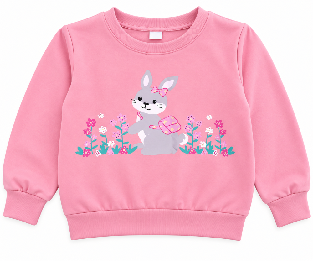 buzo infantil conejita rosa