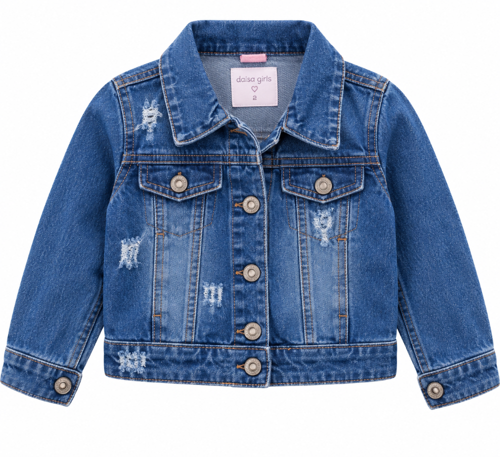 chaqueta jean infantil clasica azul