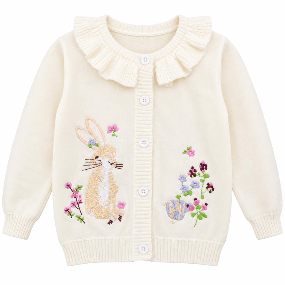 cardigan infantil conejita
