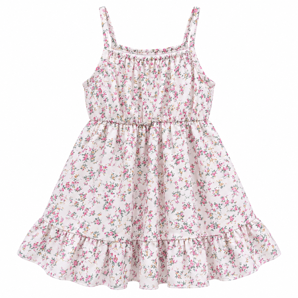 vestido floral de tirantes