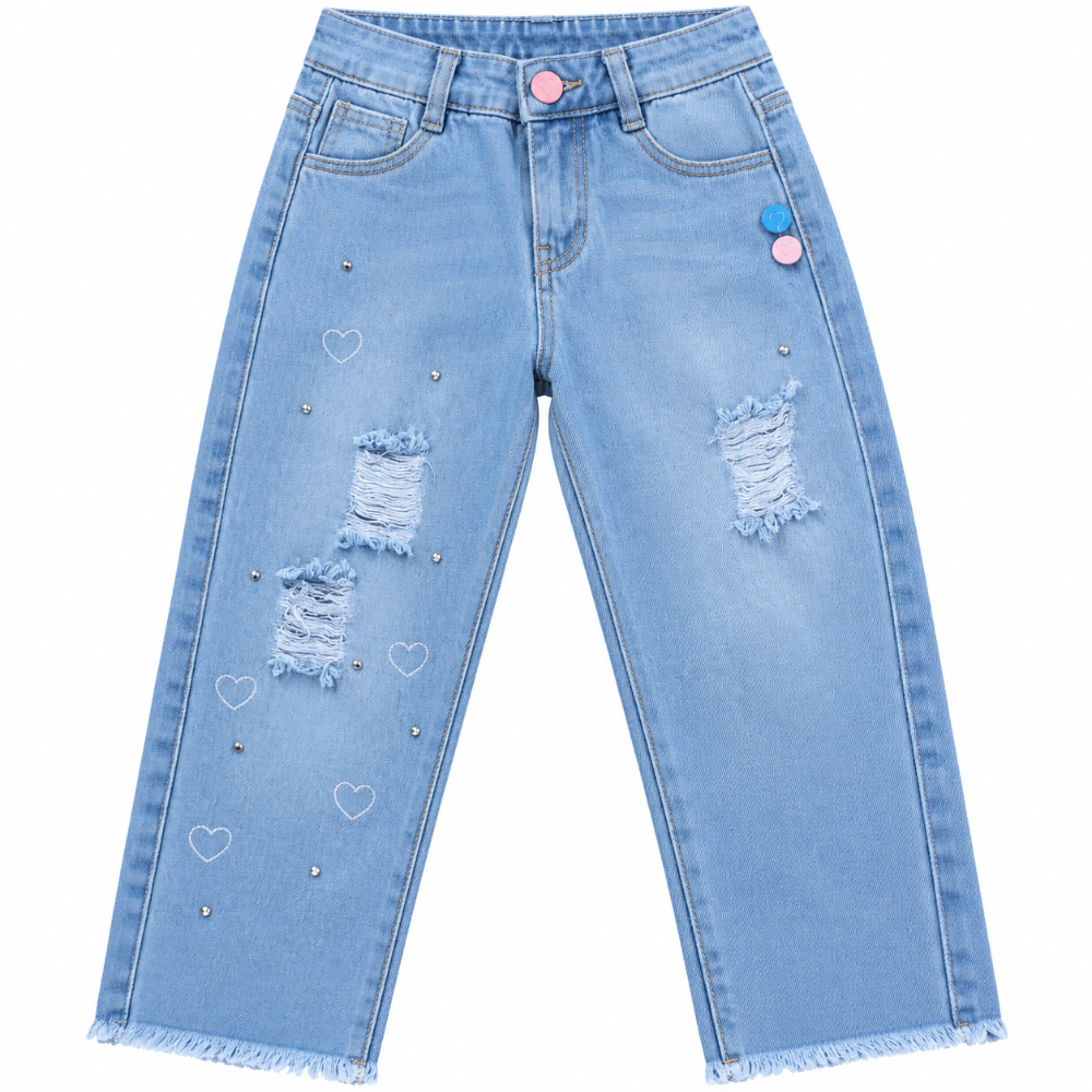 jean corazones denim