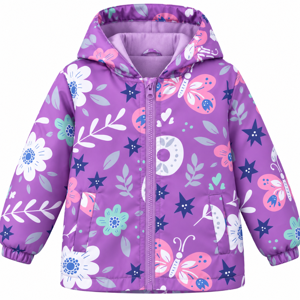 chaqueta cortavientos jardin de mariposas