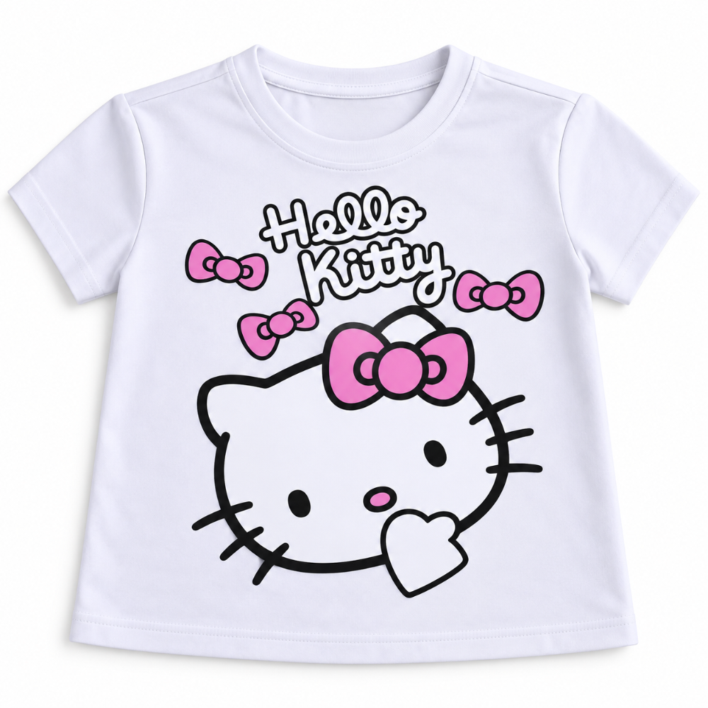 camiseta blanca hello kitty