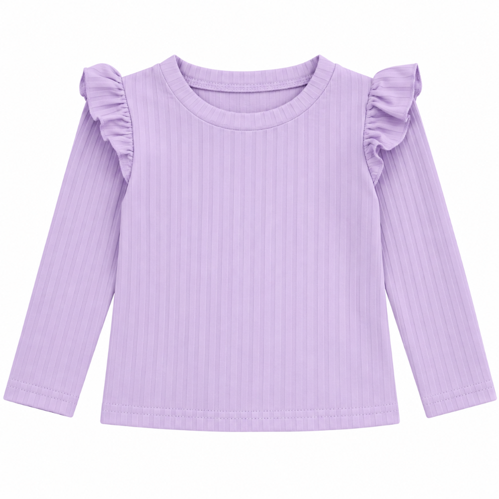 blusa lila con boleros