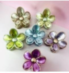 Gancho flor metalico