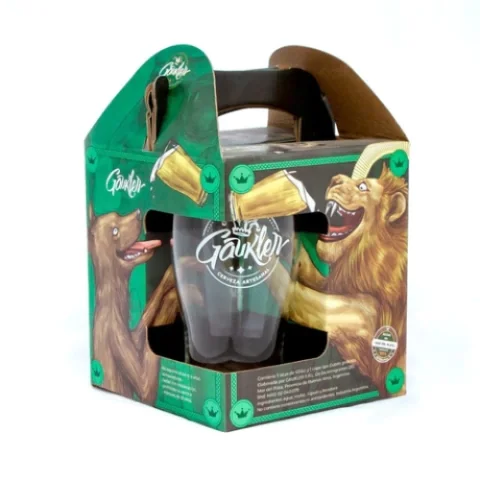 Estuche Gaukler con 1 Vaso + 3 Latas