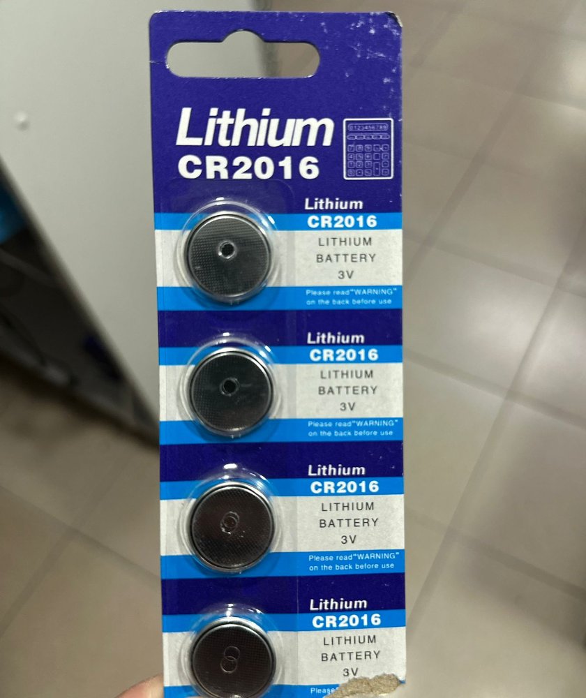 PILAS LITHIUM CR2016