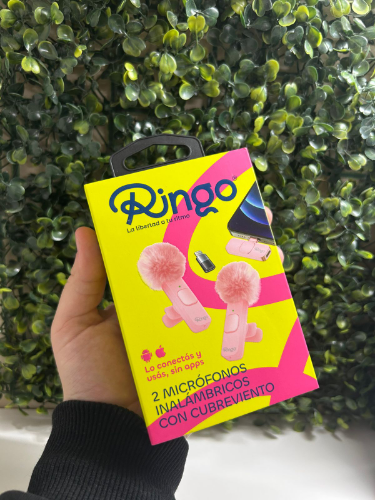 Microfono Inalámbrico Ringo con peluche