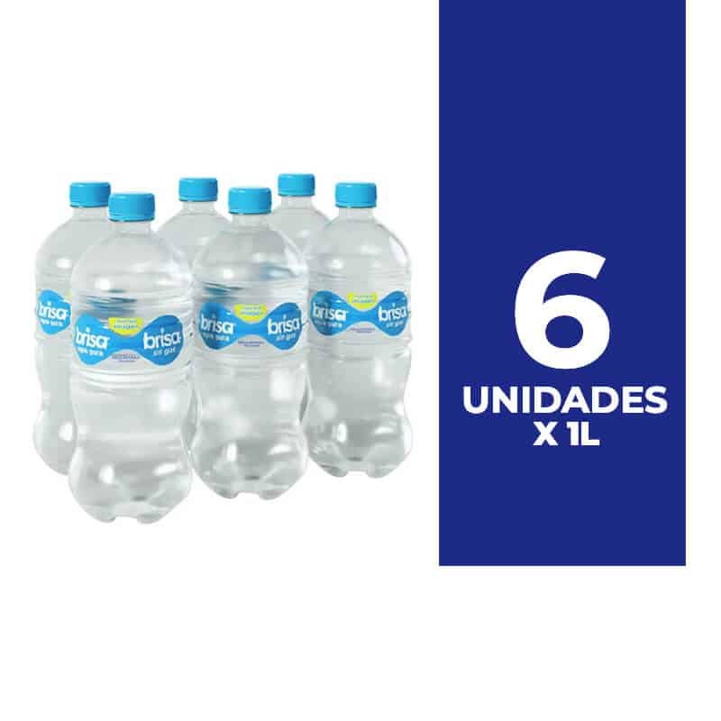 AGUA BRISA LITRO X 6