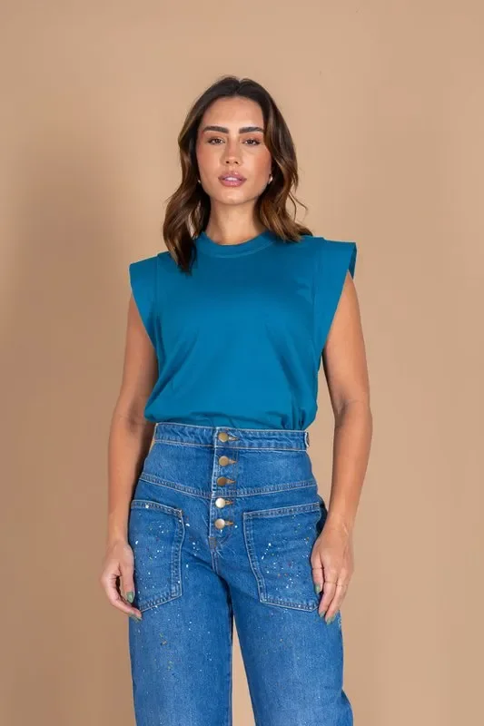 GG - Muscle Tee Azul Mar Egeu