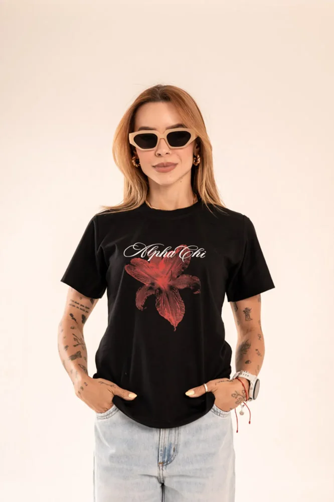 G3 - Tshirt Flor Alpha Chi
