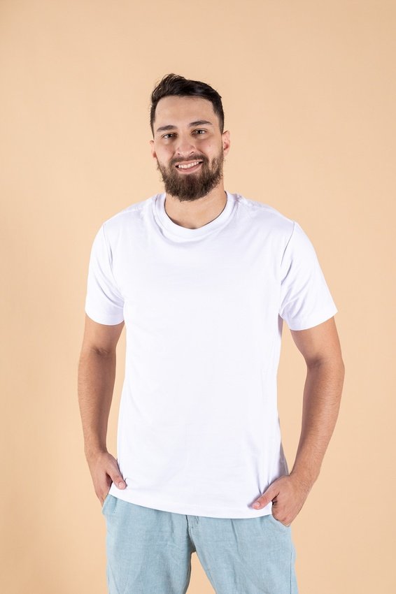 M - Camiseta Lisa Branca