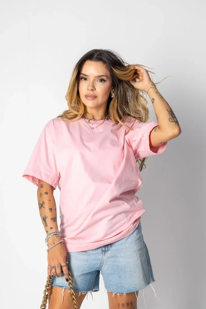 G - Max Tshirt Lisa Rosa Bebê