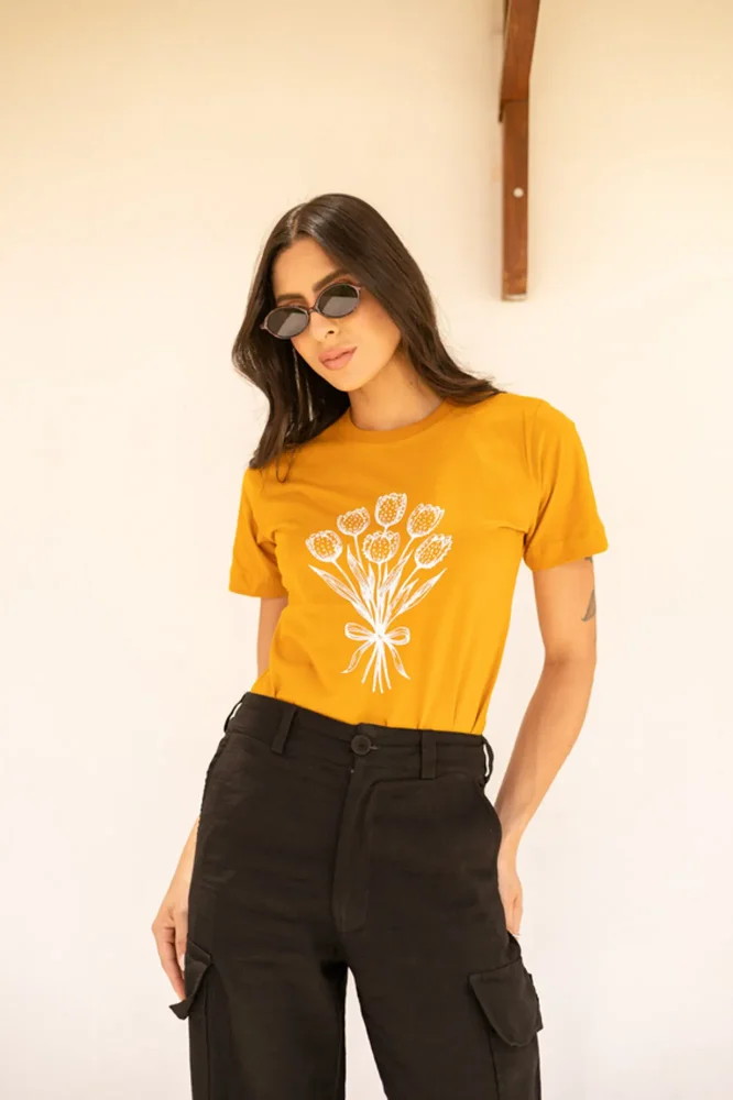 GG - Tshirt Buquê de Flores