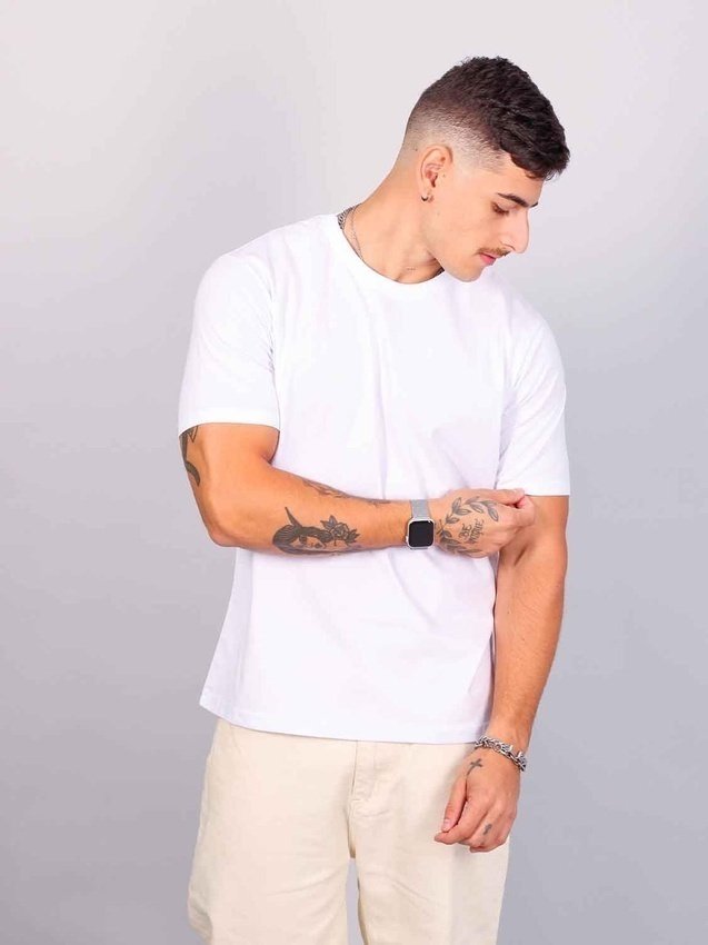 G - Camiseta Lisa Branca