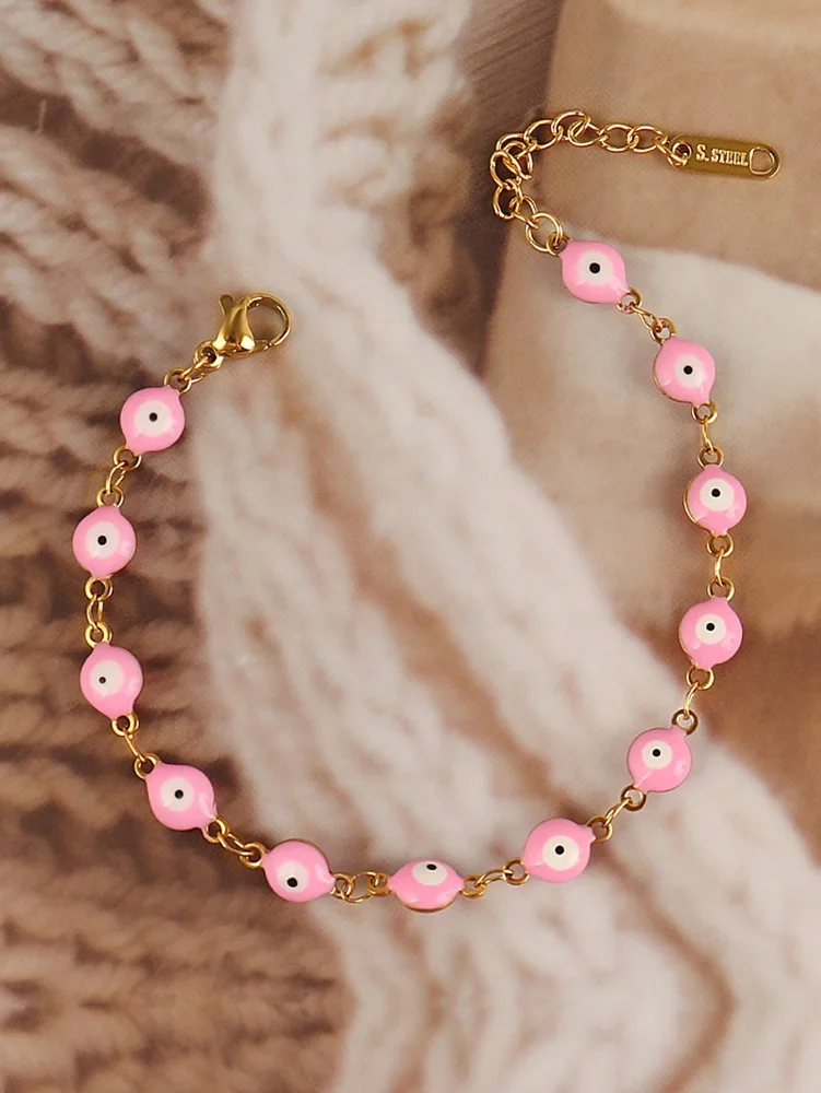 PULSERA OJO ROSADO