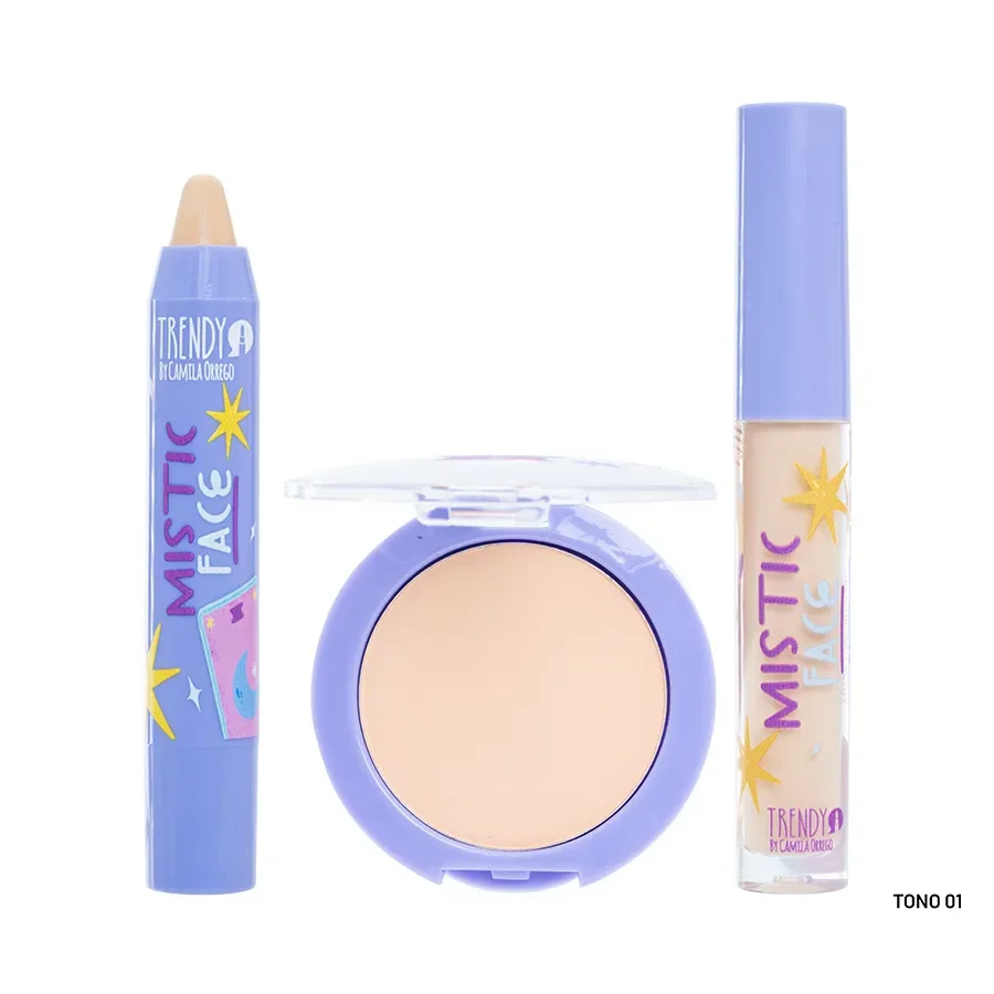 KIT PIEL MISTIC FACE TONO 01