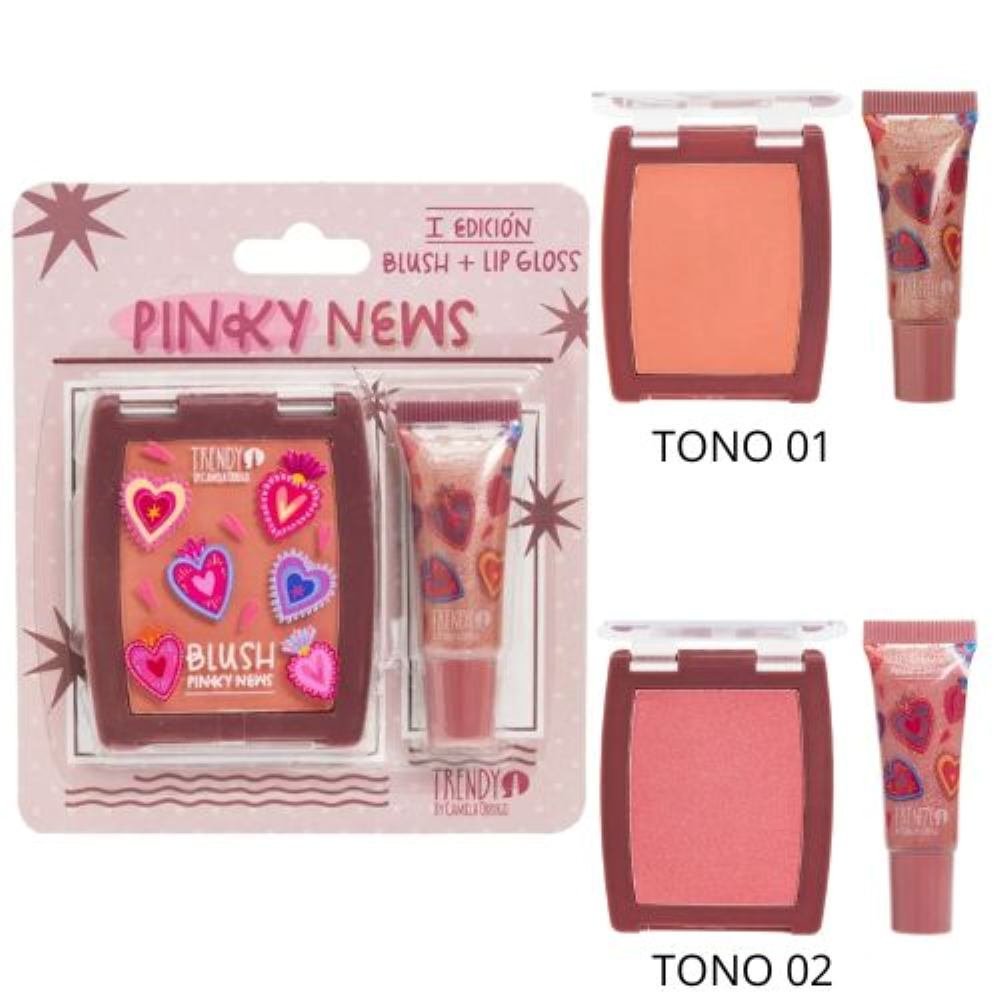 KIT RUBOR Y GLOSS PINK NEWS 02