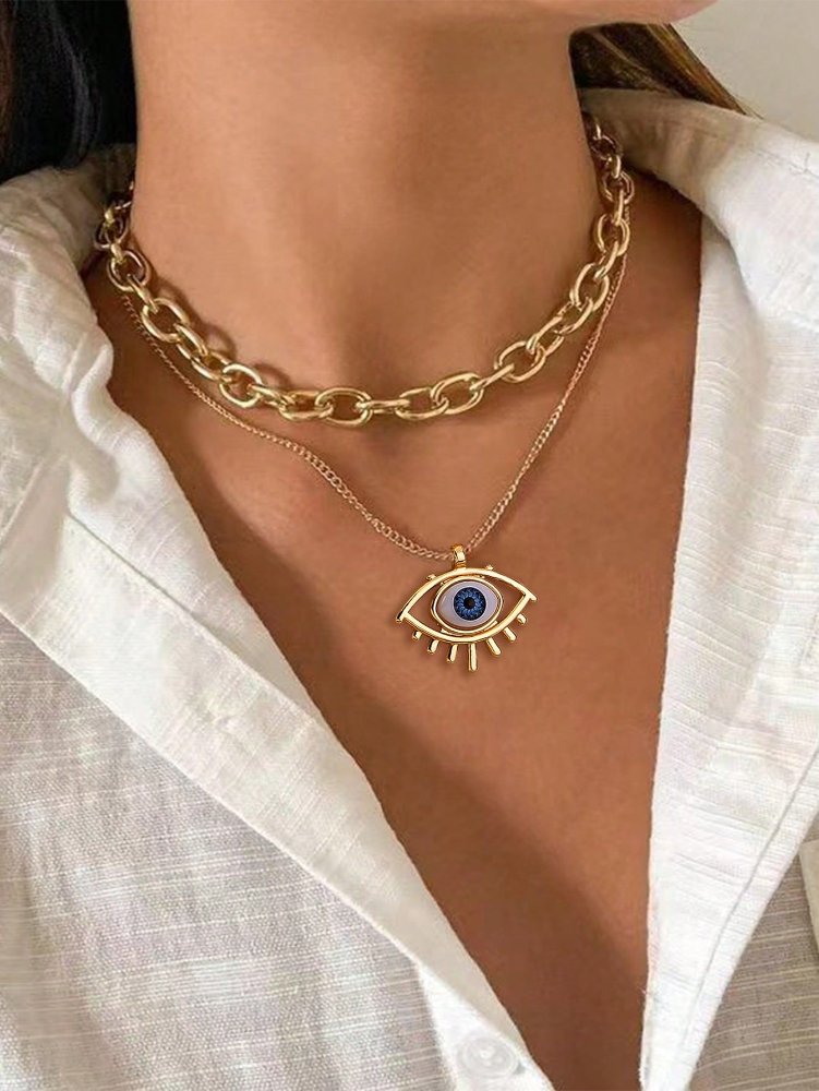 COLLAR COLGANTE OJO