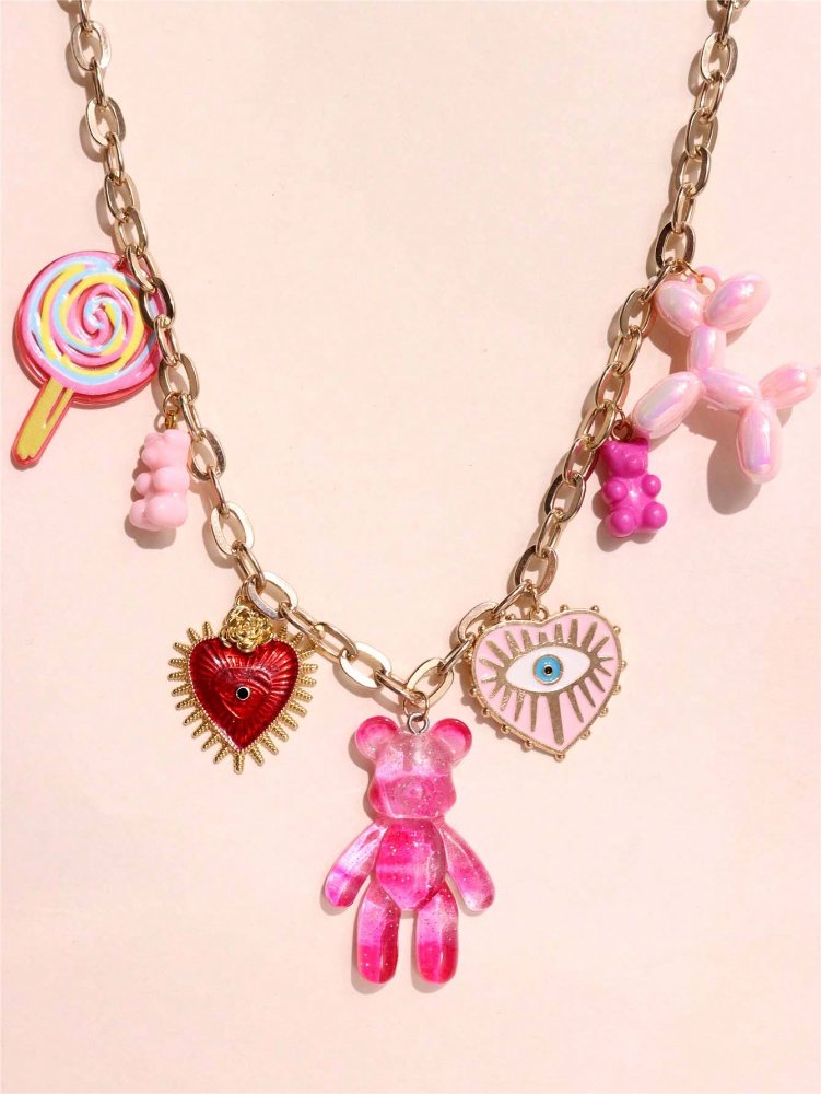 COLLAR MULTI DIJEN ROSA