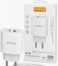 Carregador A'gold Ios CA40/C 9.1A