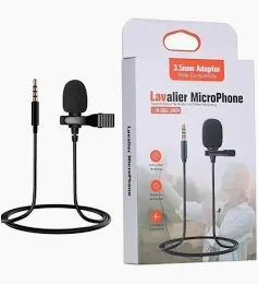 Microfone Lapela Lavalier HSX-M01C/F