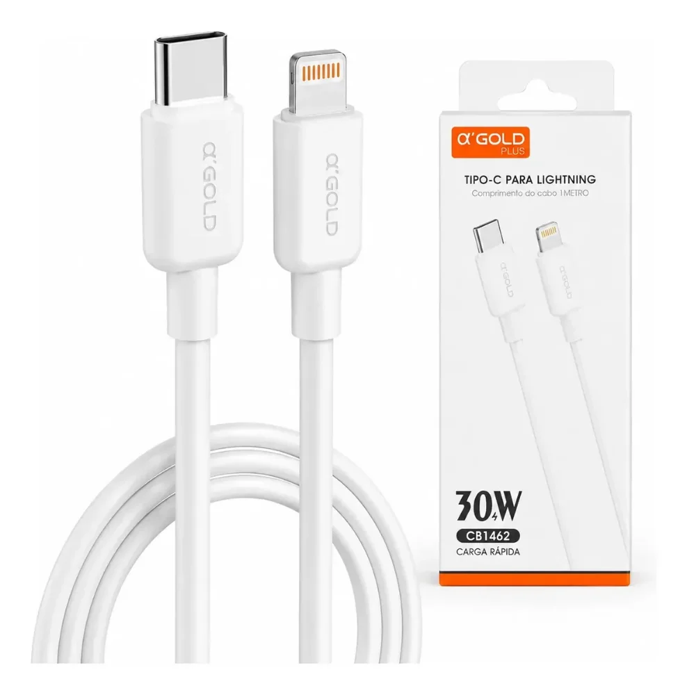 Cabo De Tecido A'gold Tipo-C Para IOS CB142 30W