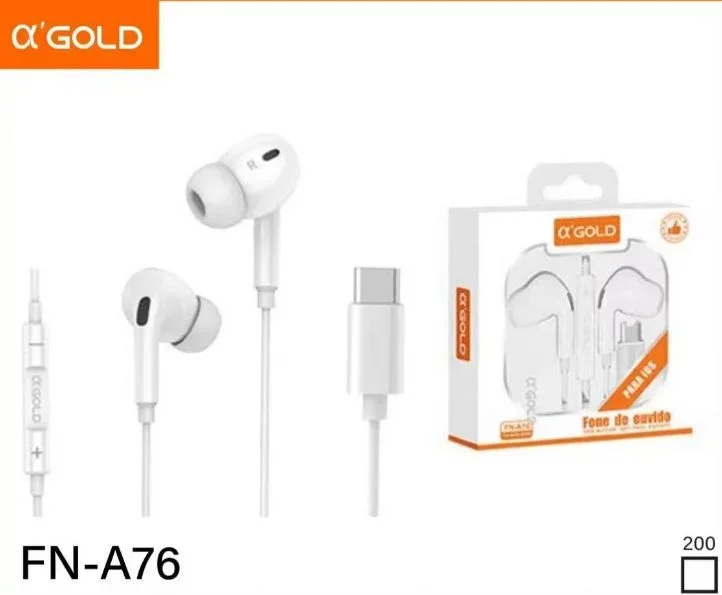Fone Tipo-c a'gold FN-A76L