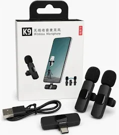 Microfone Lapela S/F Tipo C K9