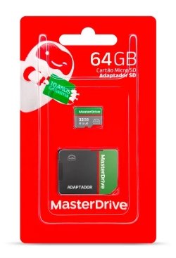Cartão de Memória 64gb MasterDrive