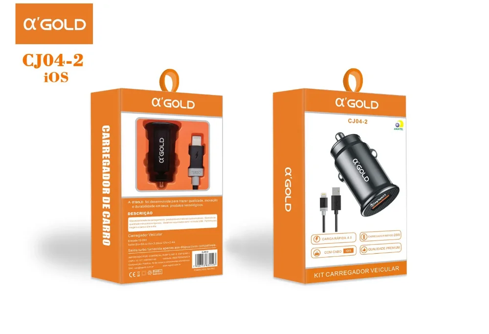 Carregador Veicular IOS CJ04-2