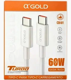 Cabo A'gold Tipo-C Para Tipo-C CB101 60W