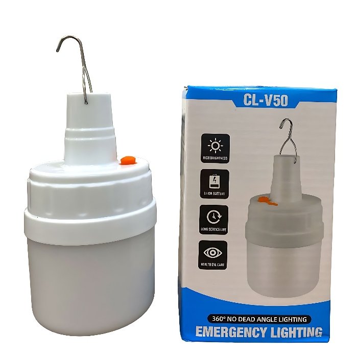Lâmpada Emergência Recarregável CL-V50