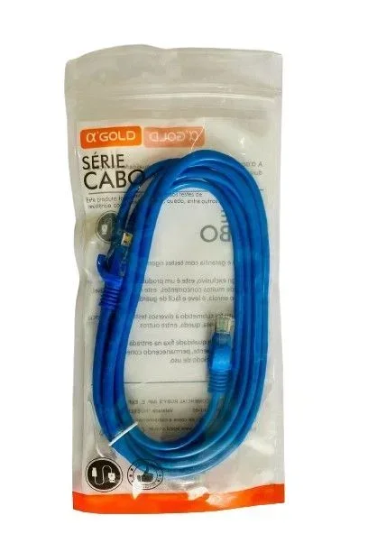 Cabo de Rede Azul A' Gold 1,5M