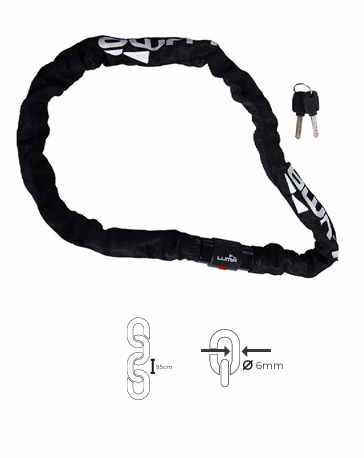 Candado Luma Alfa 6 plus chain