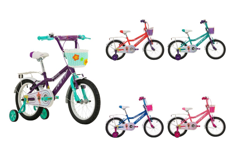 Bicicleta rin 16 niña Gw Fairy lila perla rosado