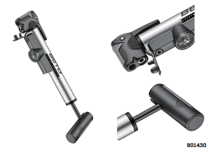 Mini Bomba Aluminio con manómetro CLD-036G