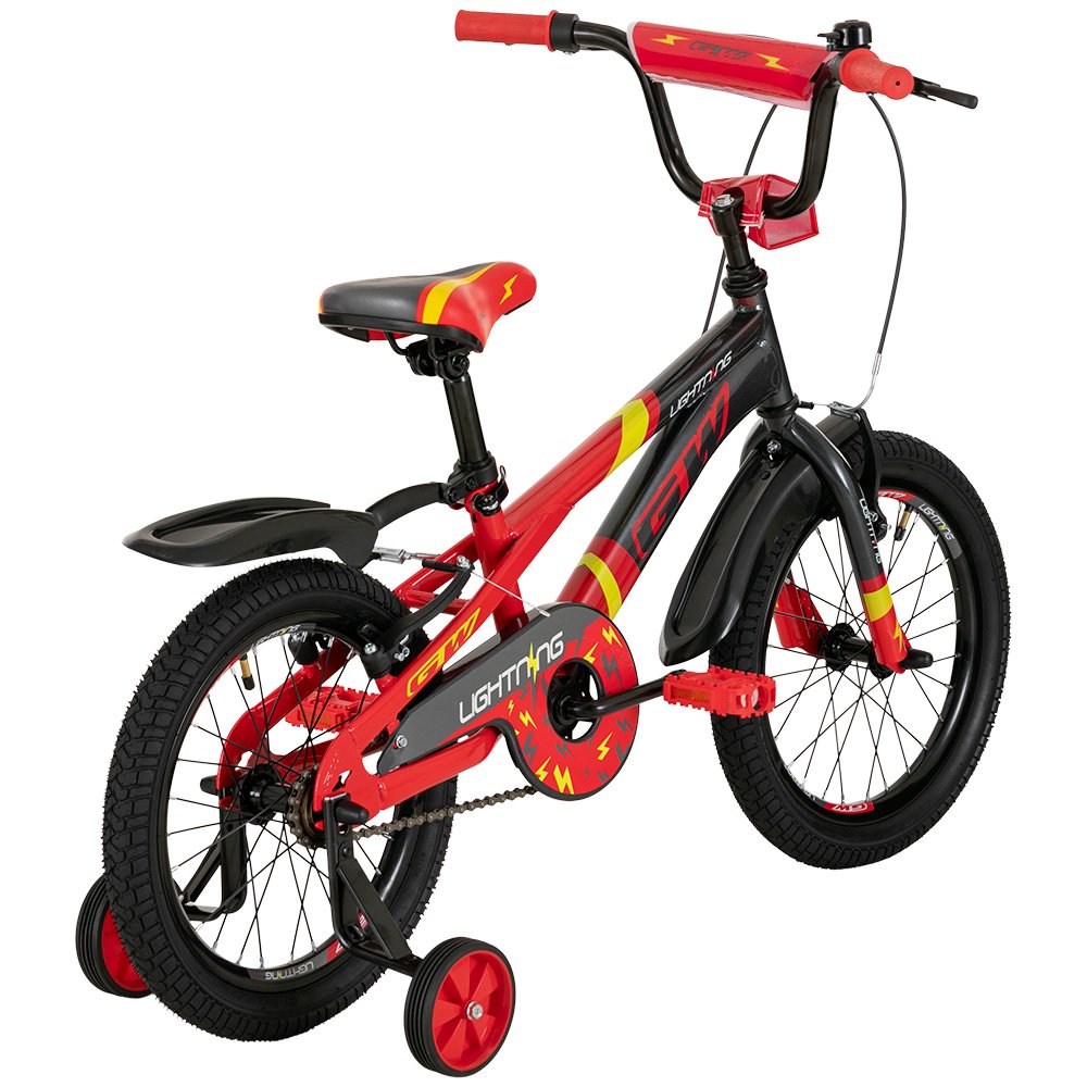 Bicicleta  rin 16 niño GW Lightning roja