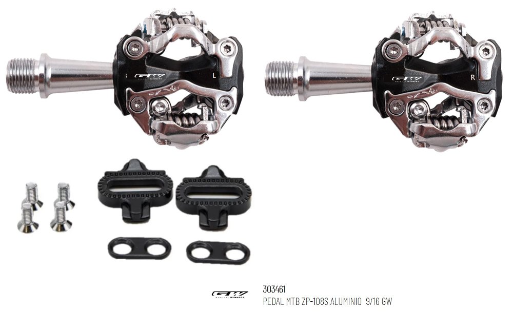Pedales GW MTB ZP-108S